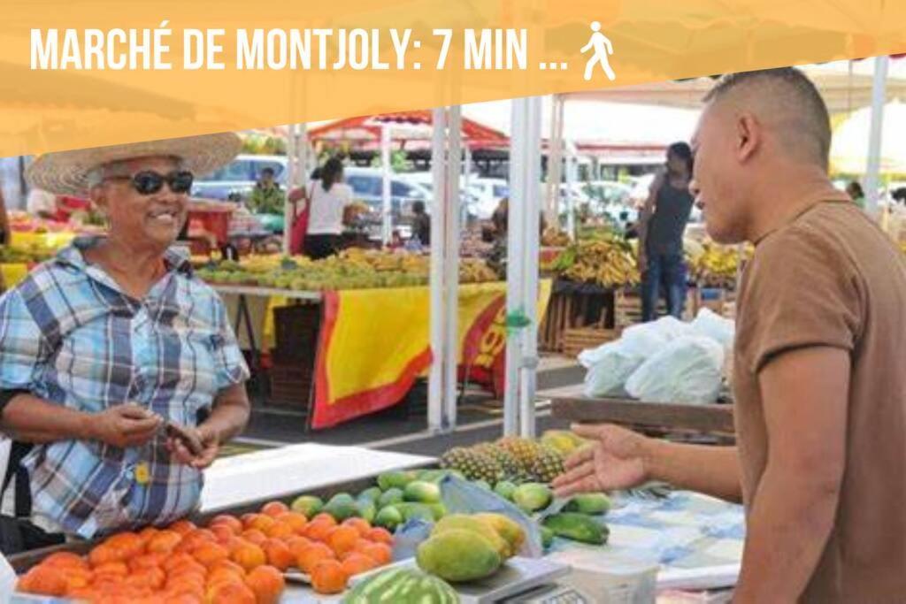 شقة T2 Le Cosy, Au Coeur De Montjoly, Parking, Clim Remire-Montjoly المظهر الخارجي الصورة